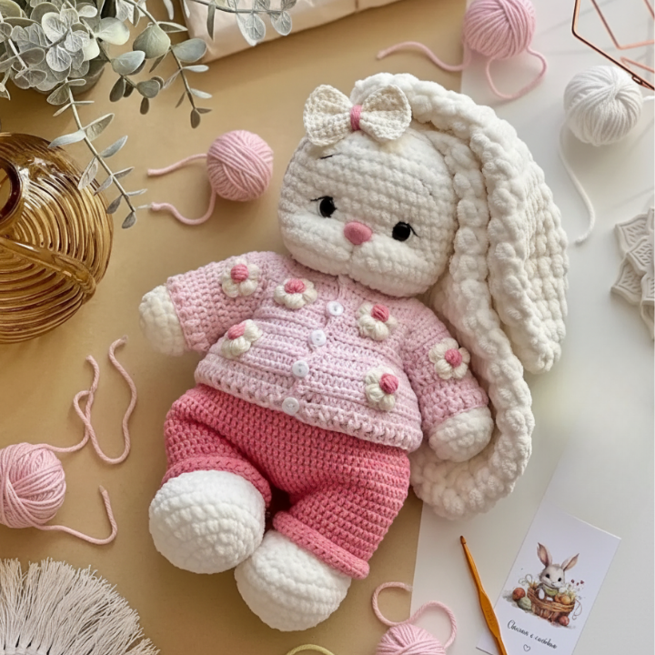 🐇 Mila le Lapin – Ensemble de Patrons Crochet 2-en-1🇫🇷