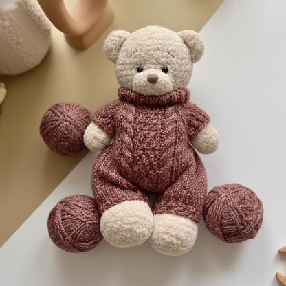 🐇 Sophie  le Lapin – Ensemble de Patrons knitting 2-en-1🇫🇷