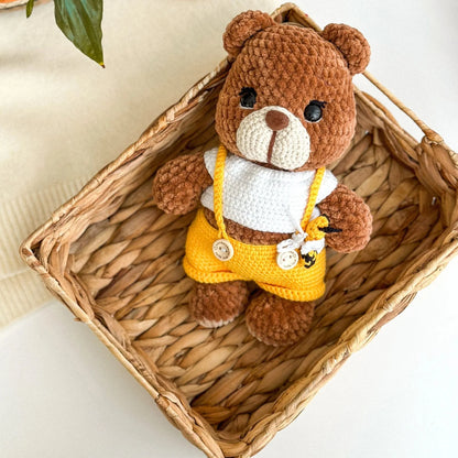 🌼 3 in 1 Amigurumi Plush Babies with Clothes